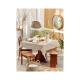 Toalha de Mesa Teka Elegance Renda 140cm x 220cm