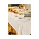 Toalha de Mesa Teka Elegance Renda 140cm x 220cm