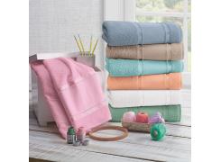 Toalha de Lavabo Rosa - Para Pintar -  Teka Criativa Valentine - 360g/m²