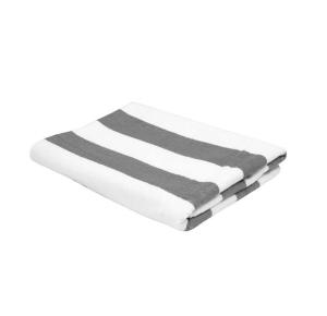 Toalha Banhão para Praia e Piscina Teka Ibiza Cinza 500g/m²