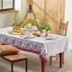 Toalha de Mesa Estampada Talheres -  Teka Basic - 140cm x 210cm