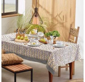 Toalha de Mesa Teka Basic Losango 140cm x 210cm