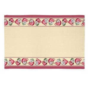 Toalha de Mesa Teka Basic Corujas 140cm x 250cm