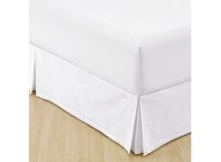 Saia Para Cama King Teka Easy Branca 205 g/m²