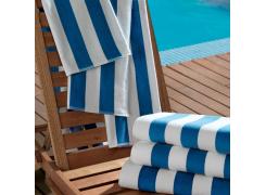 Toalha Banhão para Praia e Piscina Teka Ibiza Azul Claro 450g/m²
