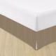 Saia Para Cama Solteiro Teka Boulevard Marrom 250 g/m²