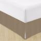Saia Para Cama Solteiro Teka Boulevard Marrom 250 g/m²