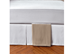 Saia Para Cama Box Solteiro Branca Teka Easy 205g/m²