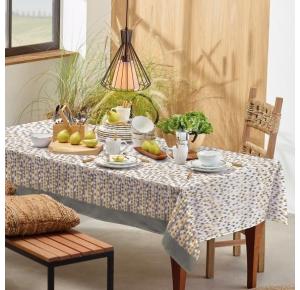 Toalha de Mesa Estampada Losango  - Teka Basic - 140cm x 140cm